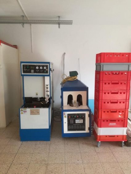 Joysun JKA-5 bottle blowing machine preheater and inflation unit for sale