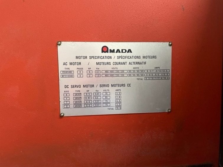 Amada Aries 245 punch for sale