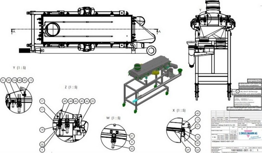 Molkerei VibSpeed 1500-E-4541-CIP Siebmaschine zu verkaufen