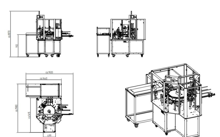 UET COMPACT 4/S semi-automatic cartoning machine for sale