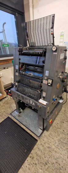 Heidelberger GTO 46 offset printing machine incl. color box with color zone meter for sale