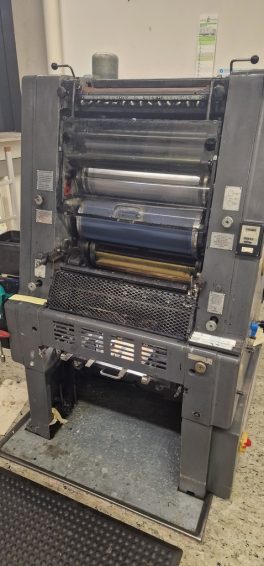 Heidelberger GTO 46 offset printing machine incl. color box with color zone meter for sale