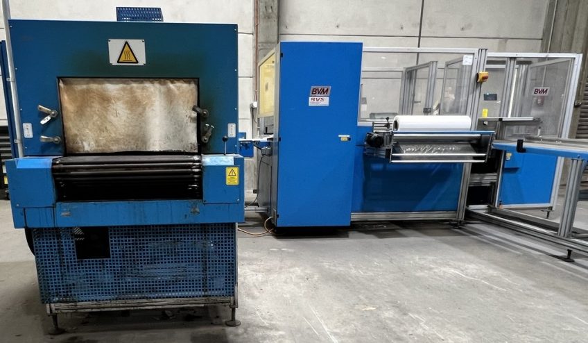 BVM Brunner Compacta 6010 Verpackungsmaschine mit dem Folienschrumpftunnel zu verkaufen