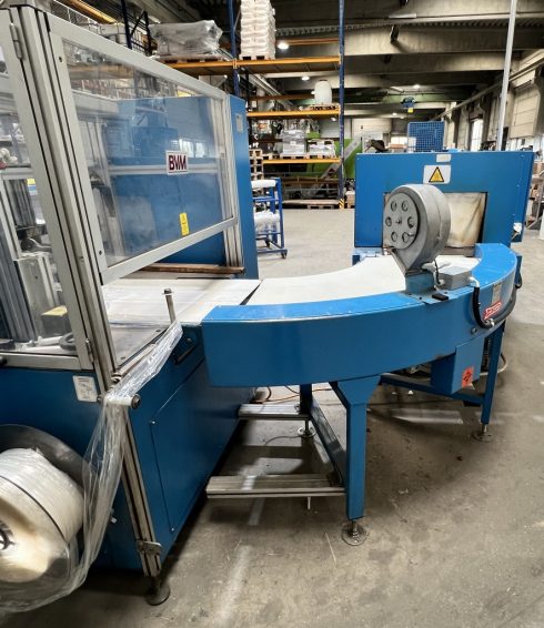 BVM Brunner Compacta 6010 Verpackungsmaschine mit dem Folienschrumpftunnel zu verkaufen