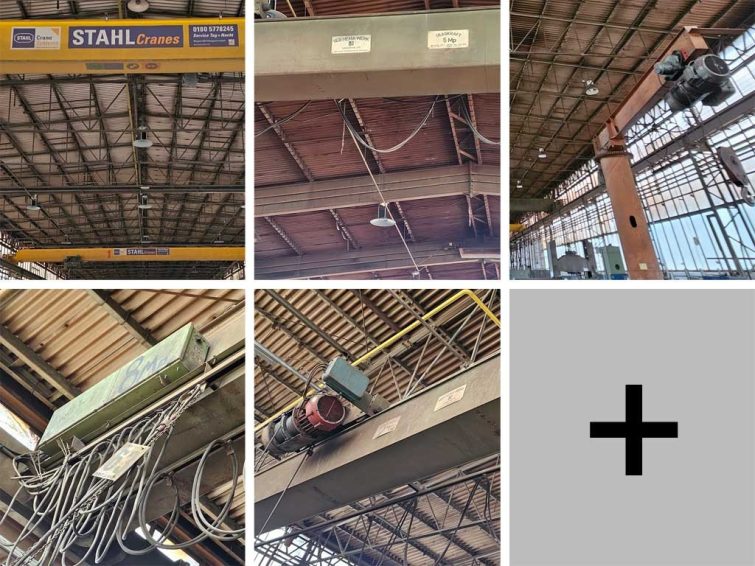 8x construction machinery overhead traveling cranes for sale