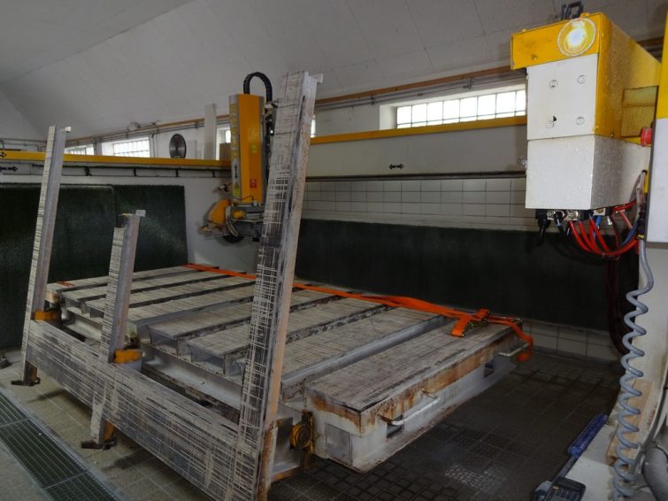 STEUP-Engineering SKBS 600 STD stone sawing system, suction unit, compressor, etc. for sale