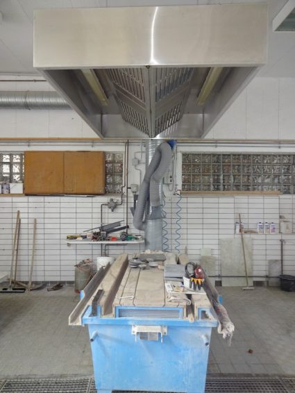 STEUP-Engineering SKBS 600 STD stone sawing system, suction unit, compressor, etc. for sale