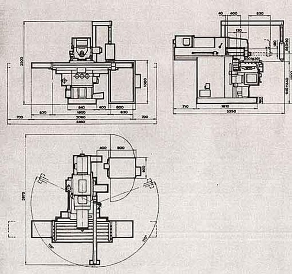 TOS FGS 50/63 milling machine for sale